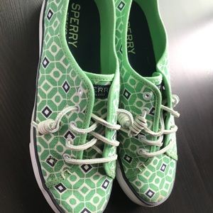 Sperry Top-sider Seacoast in geometric green